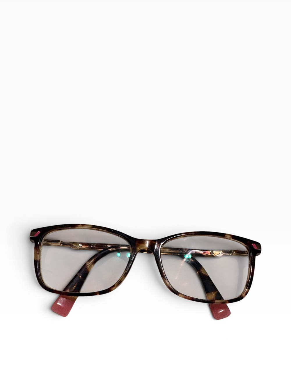 Furla VFU434K COL 0909 Eyeglasses Frames 135 Tortoise Pink Gold Women